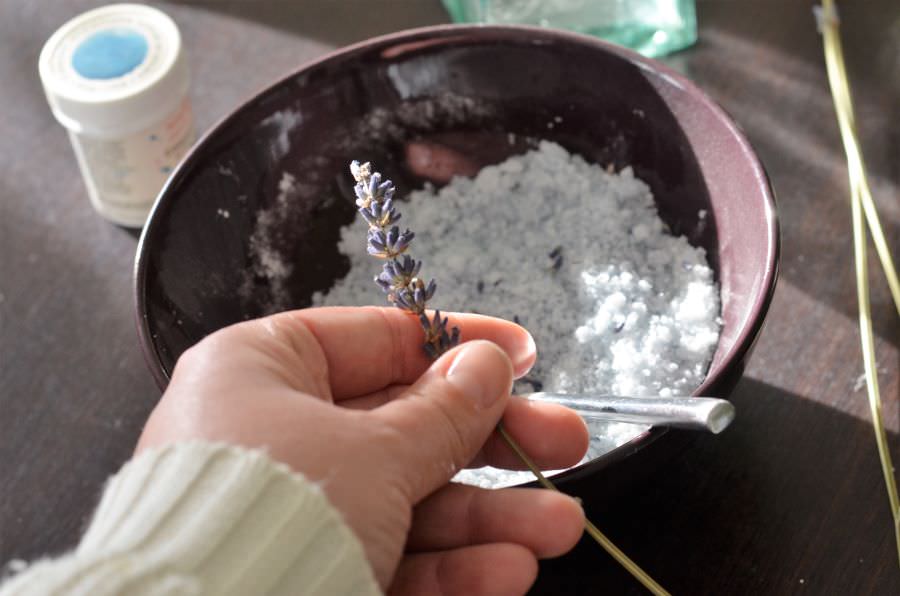 Sel de bain lavande DIY